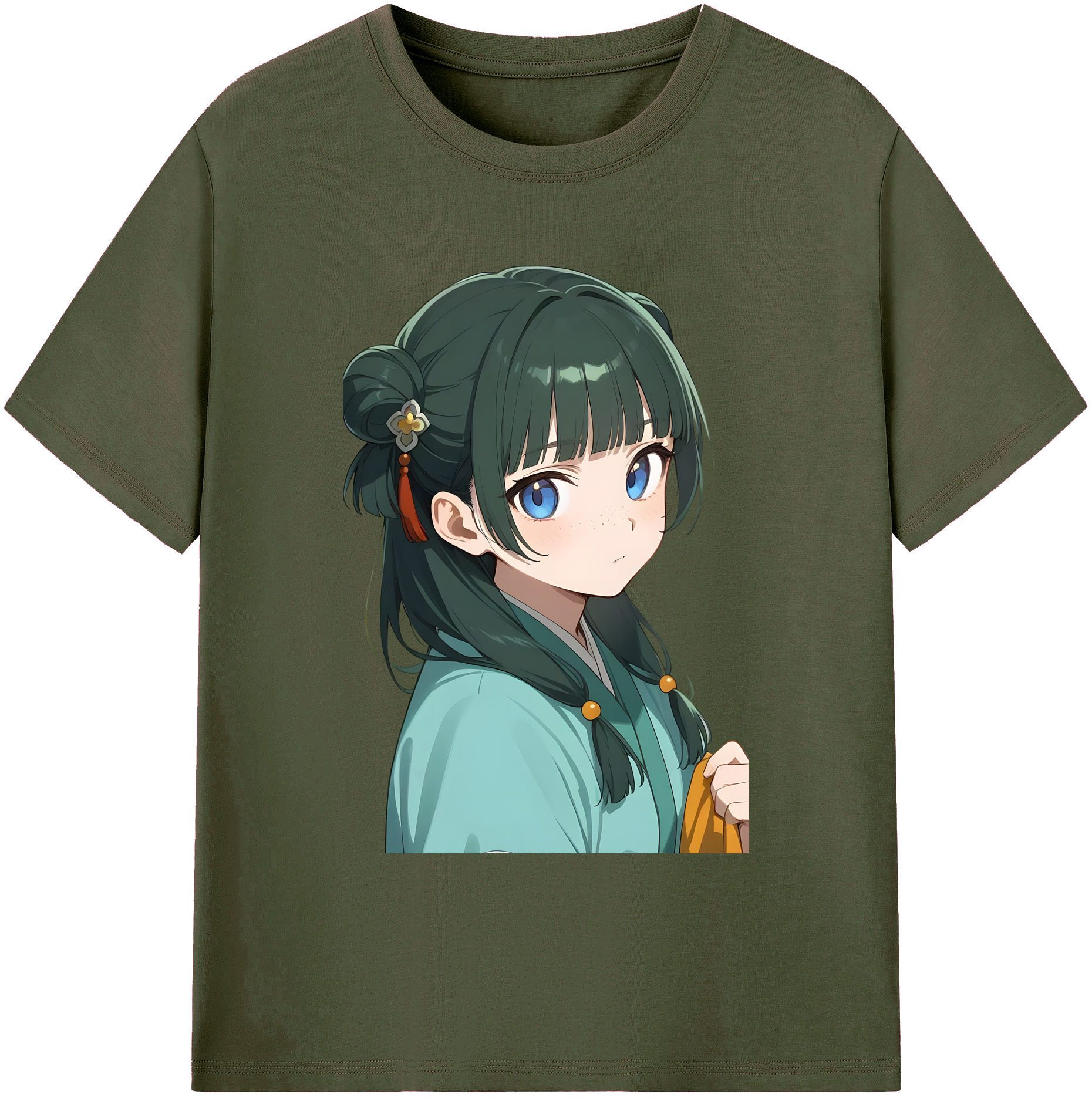 （画像用） 薬屋のひとりごと The Apothecary Diaries 綿100％ メンズ半袖Tシャツ｜肌触りやわらか＆通気性
